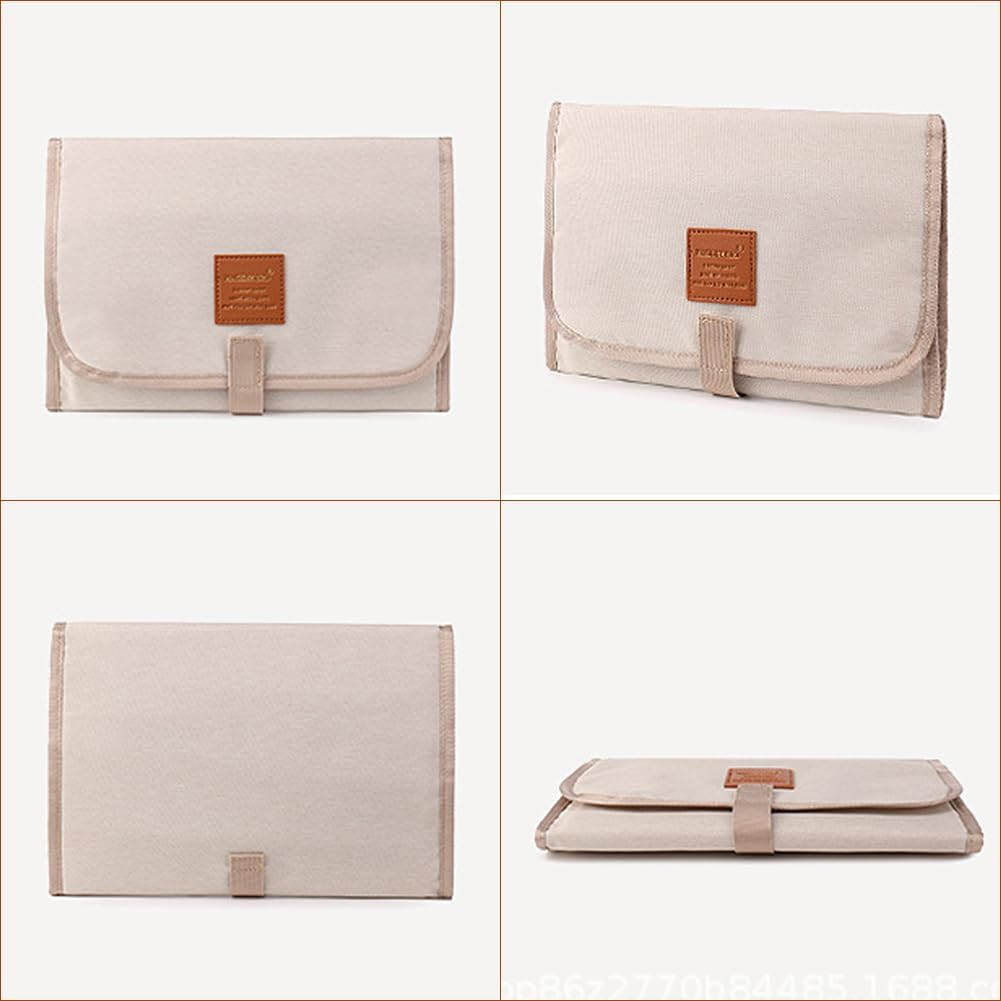 Portable Baby Changing Mat, Lightweight Foldable Travel Nappy Changing Pad, Waterproof Newborn Changer Pads for Home and Outdoor Use, Soft and Breathable image number 5