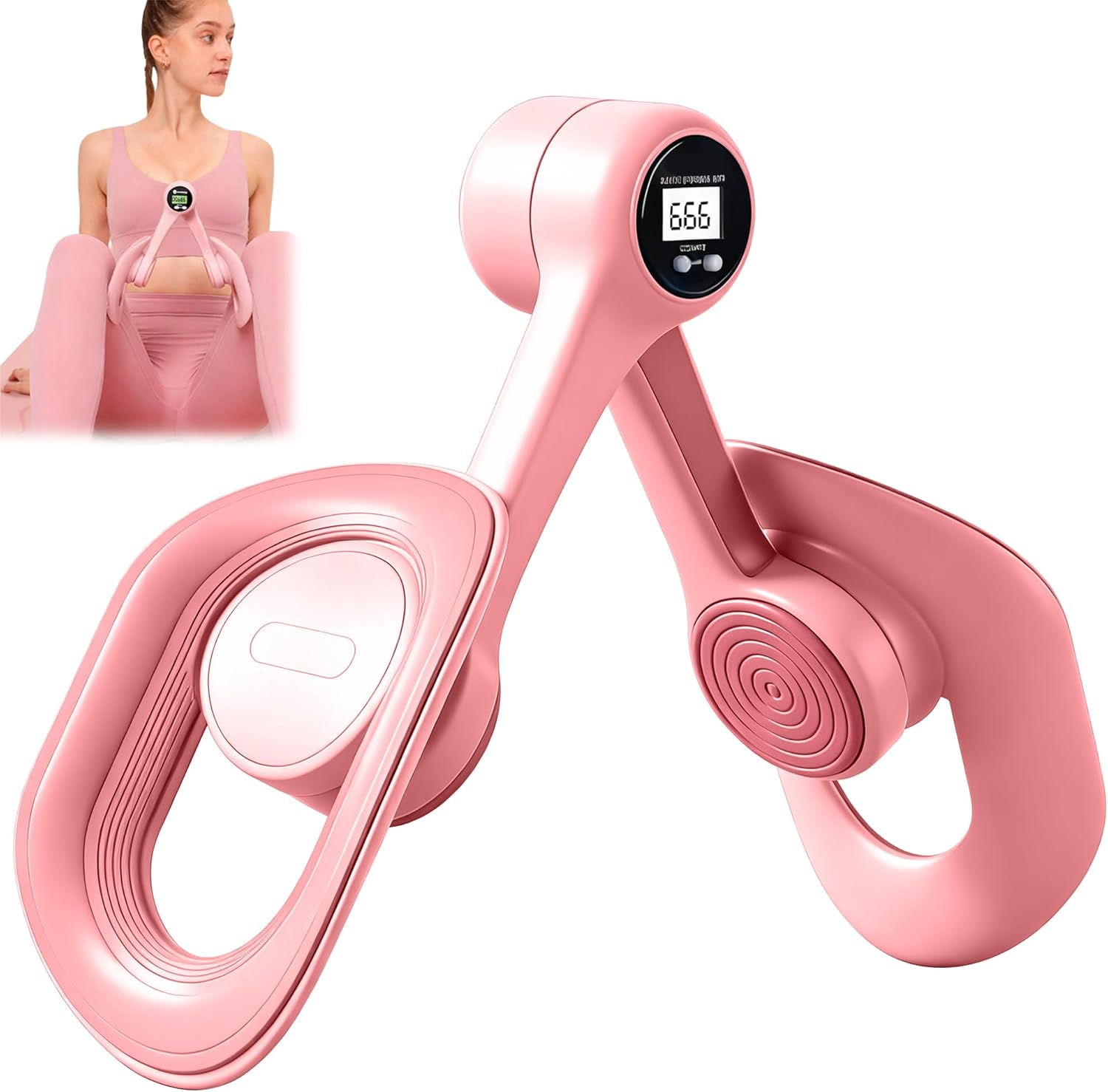 TKTCO Thigh Trainer, Pelvic Floor Muscle Trainer, Inner Thigh Exercise Workout Equipment for Home Gym, Pelvic Floor Strengthening Women image number 3