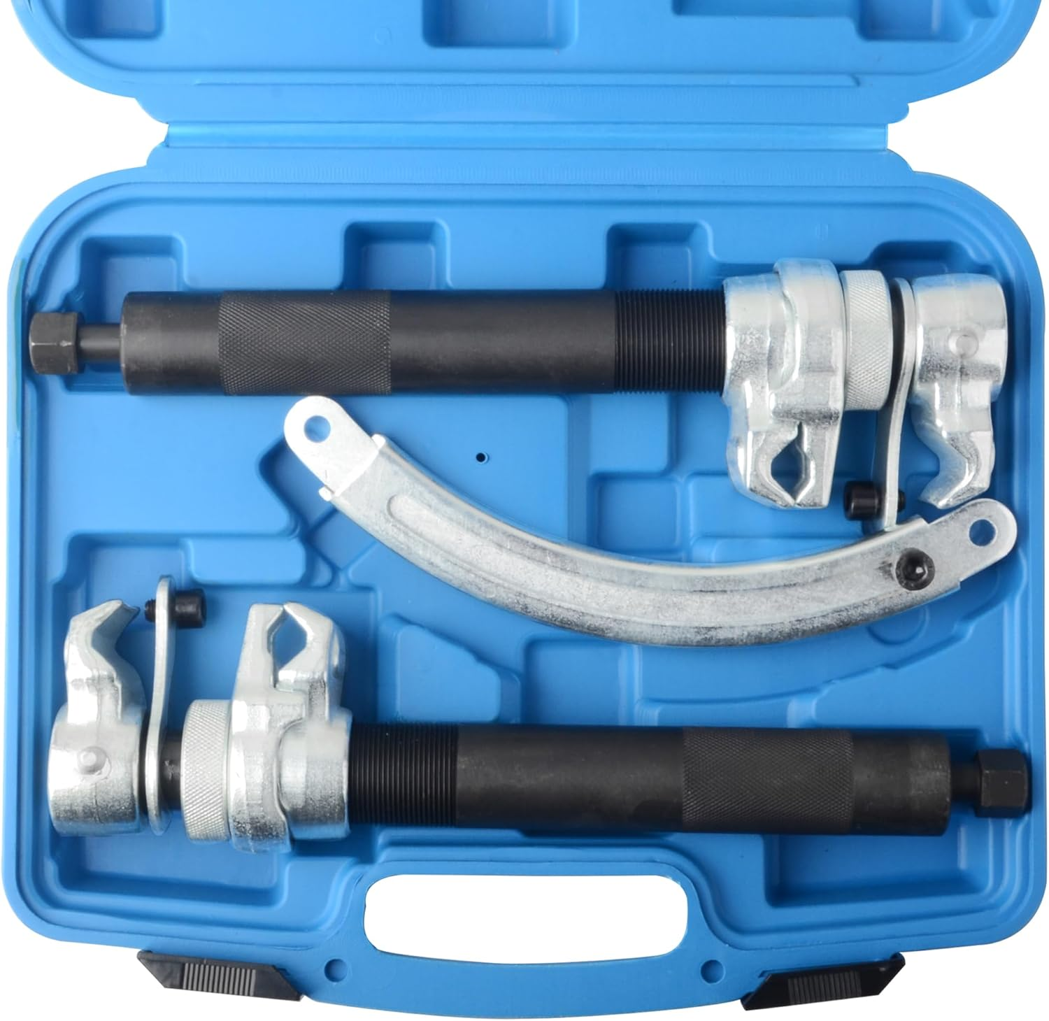 DA YUAN Spring Compressor Tool (2 Pieces) - Heavy Duty Build, Ultra Rugged Coil Spring Compressor, Strong and Durable Spring Compressor with Safety Guard and Carrying Case