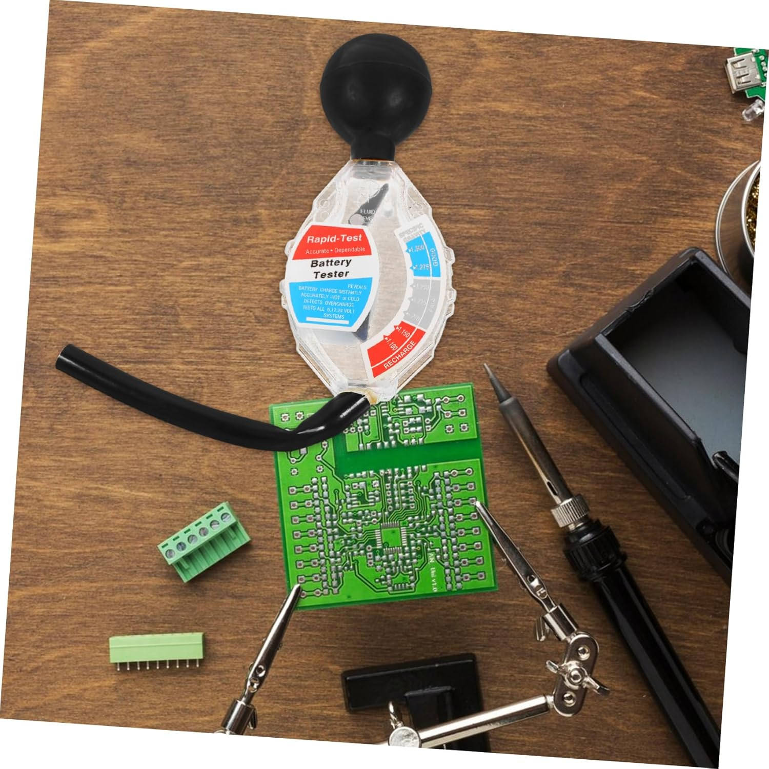 OSOLADY Battery Tester Hydrometer Tester for Car Battery Testing Equipment Practical Freeze Testing Tool for Car image number 5