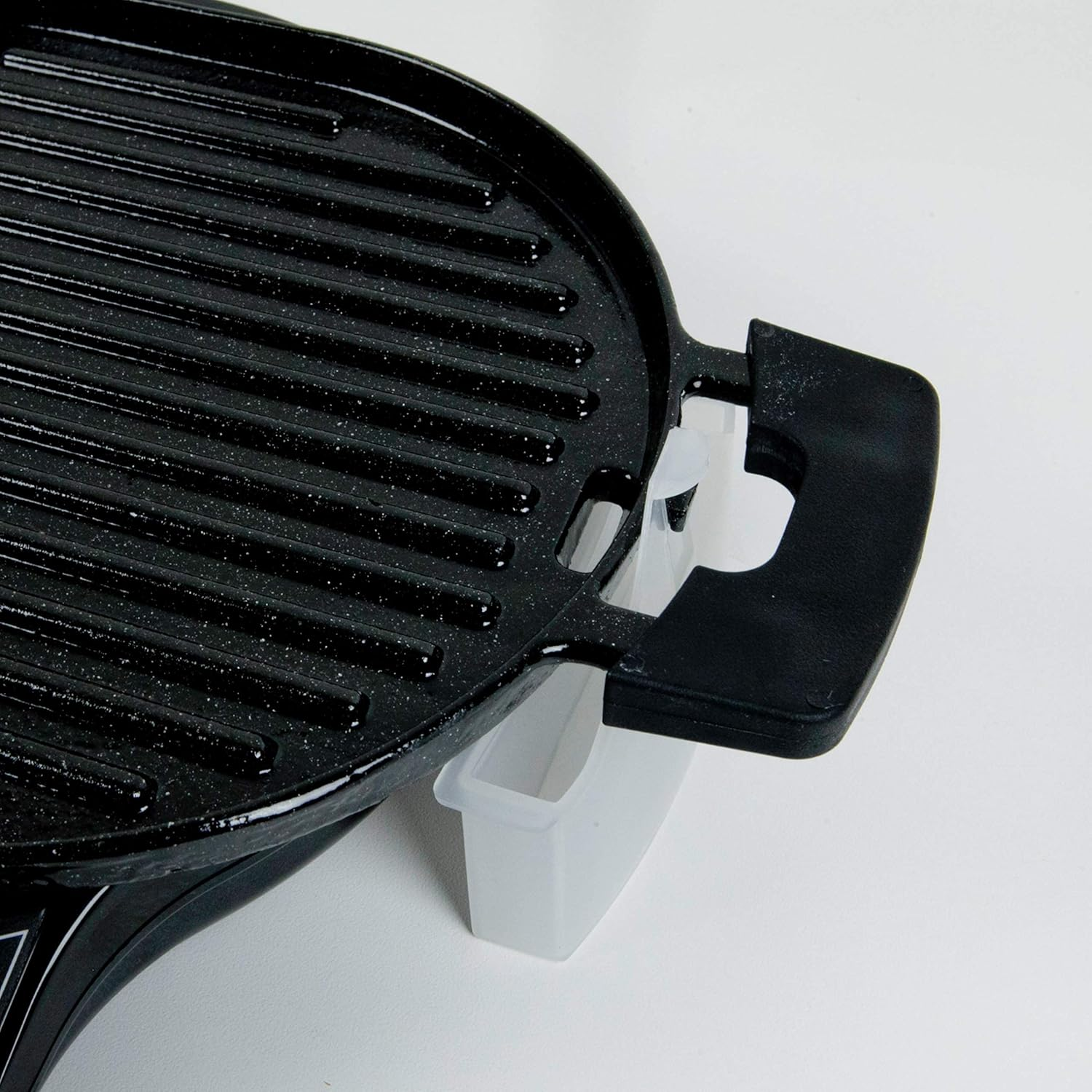 NUWAVE Cast Iron Grill with Enameled Non-Stick Coating, Designed for the Nuwave Precision Induction Cooktop