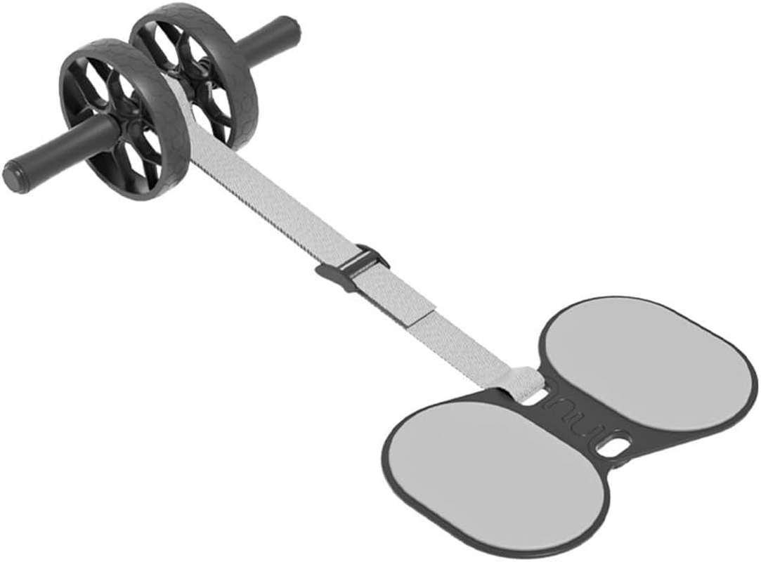 Abdominal Exercise Wheel,Multifunctional Core Training Roller,For Home Gym Fitness Equipment,For Men and Women,Workout Equipment,With Resistance Band (Grey) image number 2