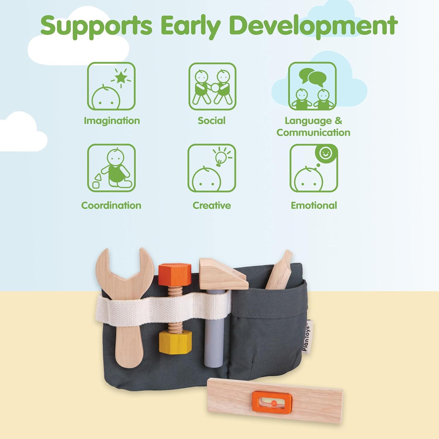 Plantoys - Tool Belt image number 2