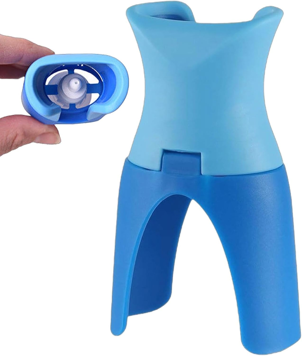 Eye Drops Dispenser, Eye Drop Applicator, Compact Eye Drop Guide Eye Drop Cup, Lightweight Bottle Holder Tool Eye Drops Holder for Adults Women Men image number 4