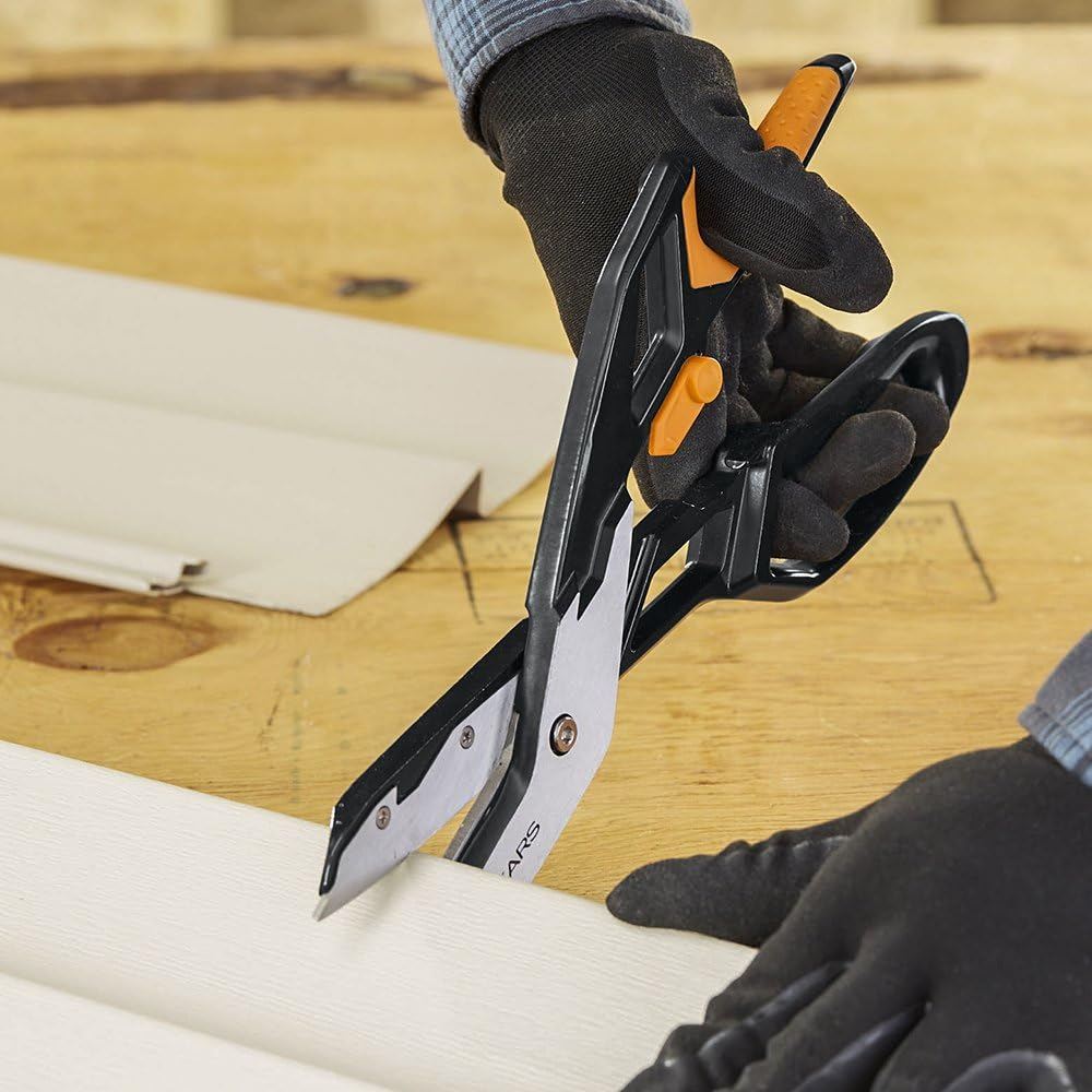 FISKARS Powerarc Easy Action Aluminum Tin Snips (13 Inch) image number 1