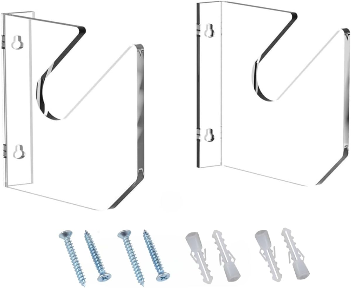 1 Pairs Skateboard Wall Mount Acrylic Skate Board Wall Holder Display Rack Indoor Floating Skateboard Storage Holder, Fine Workmanship