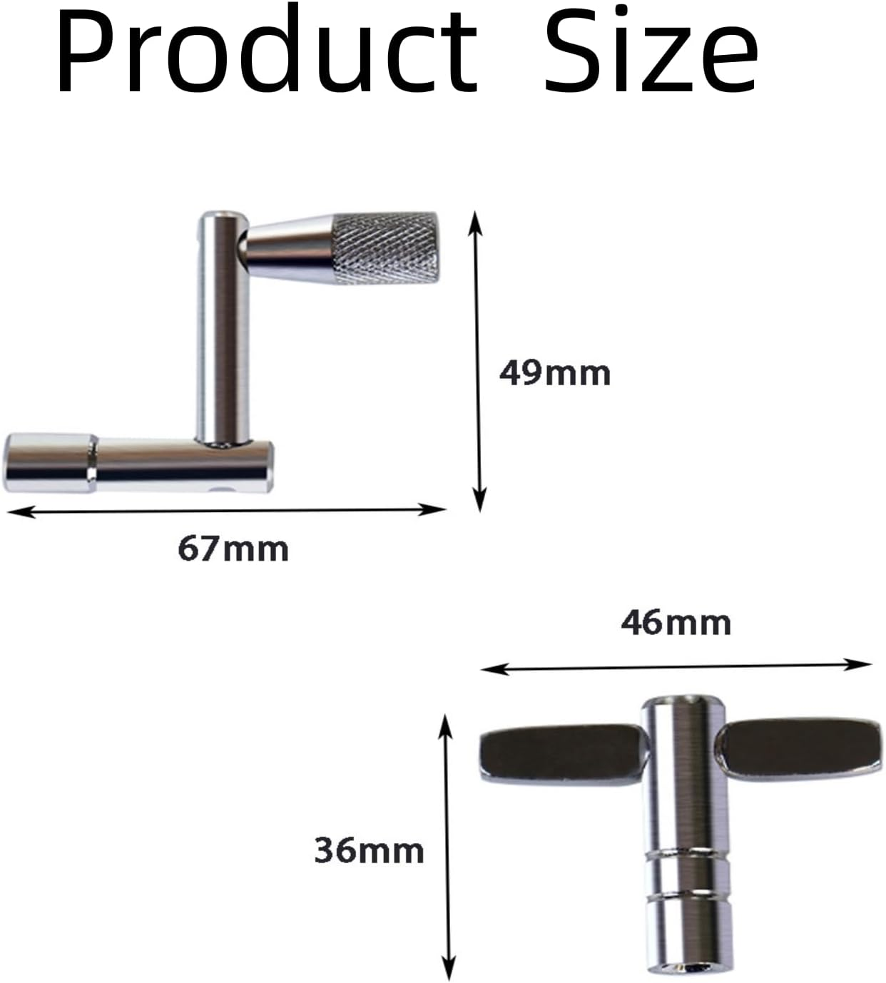 Universal Drum Kit Accessories Z T Drum Keys 3Pcs Drum Tuning Key with 1Pcs Continuous Standard Motion Speed Key image number 3