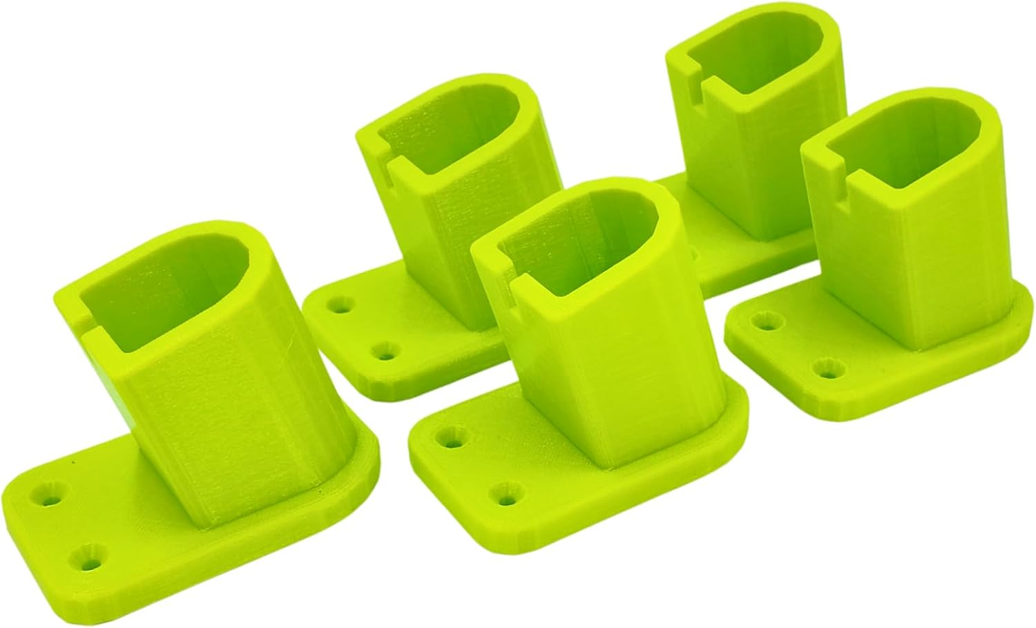 5X Wall Mount Battery Holder Compatible With18V Batteries&ndash; Secure, Space-Saving Storage for Your Tools - 3D Printed Tool Storage