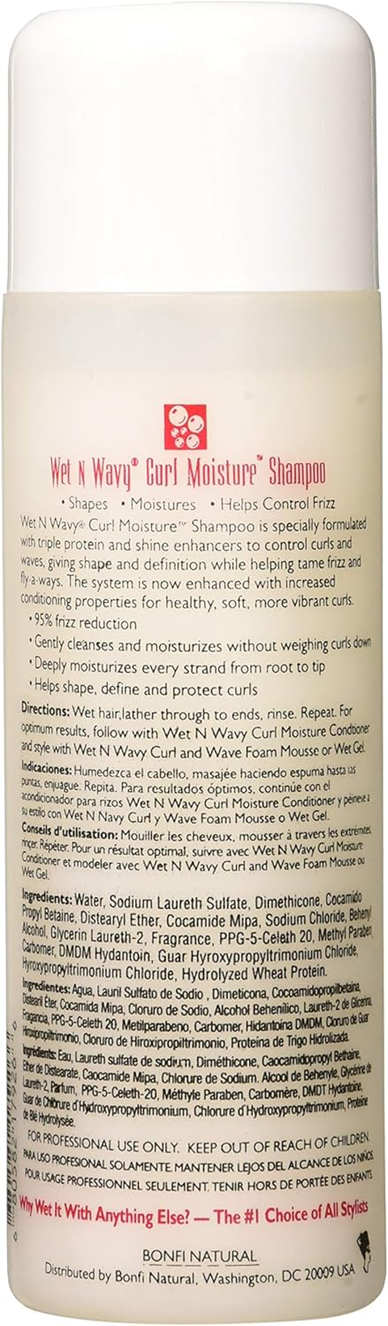 Wet N Wavy Curl Moisture Shampoo, 10 Ounce image number 2