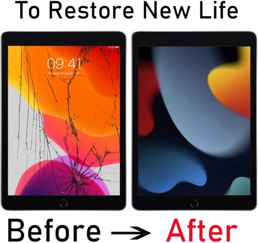 A1893 A1954 Screen Replacement Kit for Ipad 6 (6Th Gen) Digitizer Touch Glass 6Th Generation 9.7 Inch 2018 with Home Button Full Repair Tools Video Guide - Air 1St image number 5