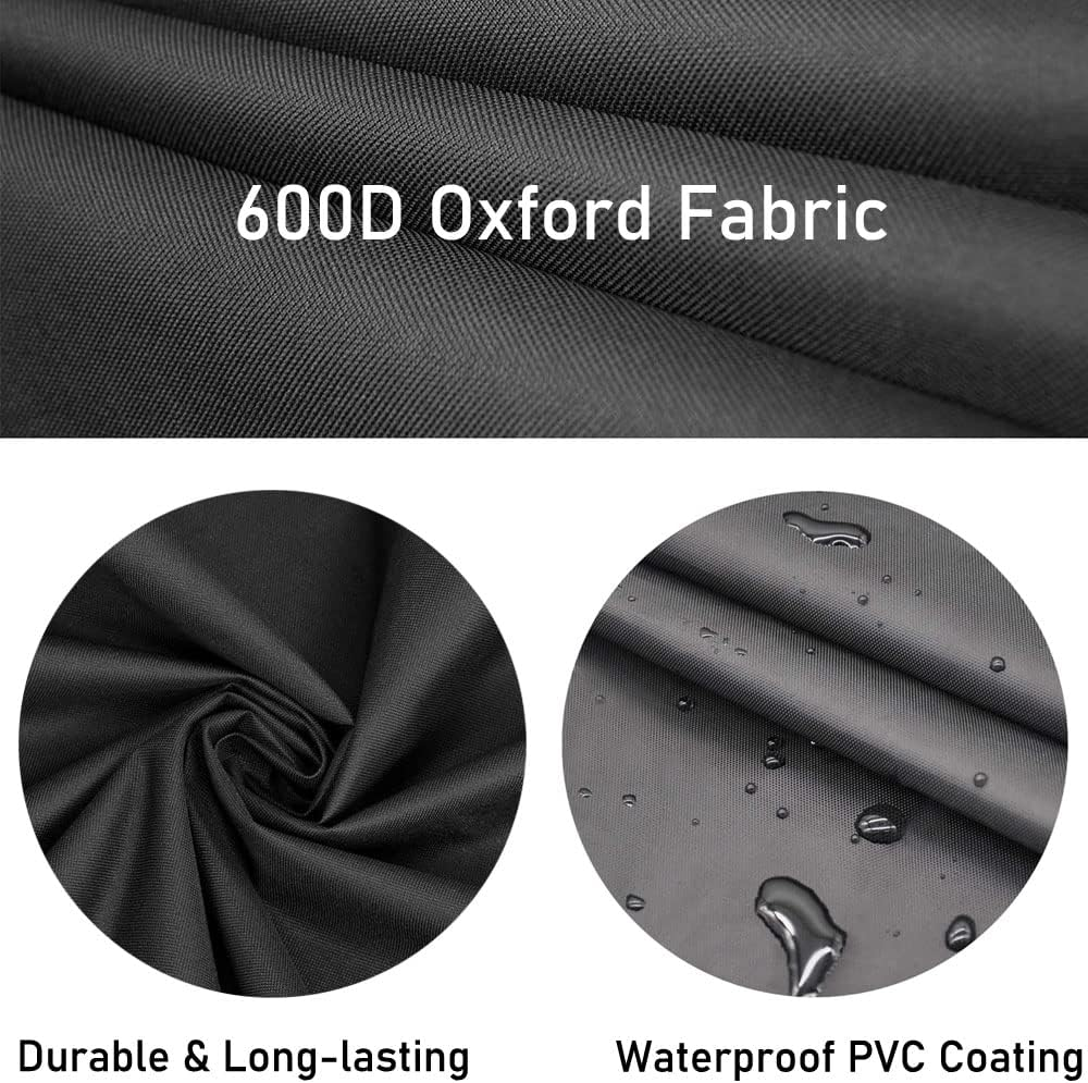 ZJYWSCH Pizza Oven Cover for Ooni Karu 12 12G Multi-Fuel Pizza Oven 600D Heavy Duty Portable Gas Wood Pizza Oven Cover Ooni Karu 12 12G Outdoor Waterproof image number 6