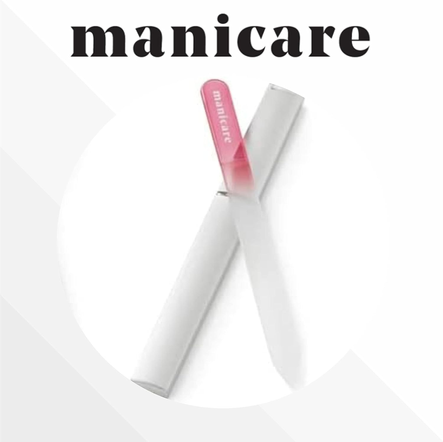 Manicare 3 Glass Nail Files, for Shaping and Styling Nails, Strong Glass File for Natural and Artificial Nails, Double Sided, Includes Protective Cases, Perfect for at Home or on the Go Manicures image number 4