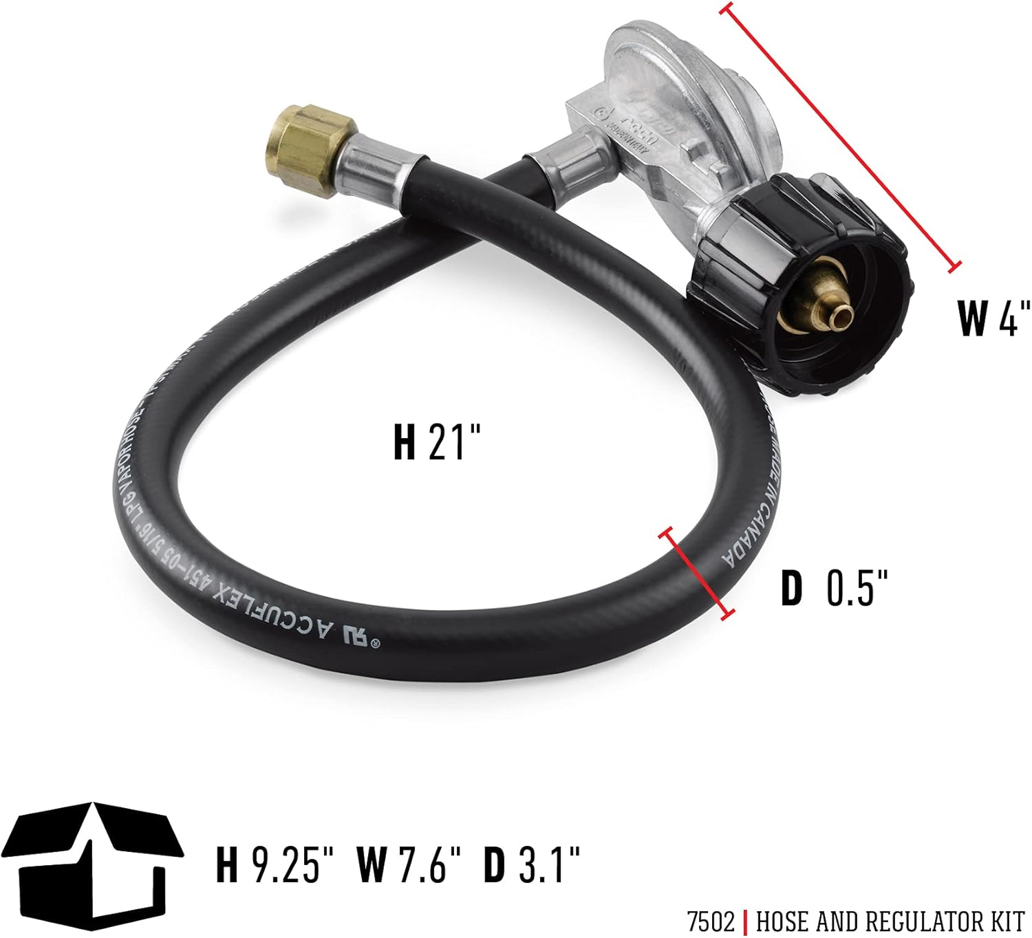 Weber Hose and Regulator Kit, for Select Genesis and Summit Gas Grills image number 4