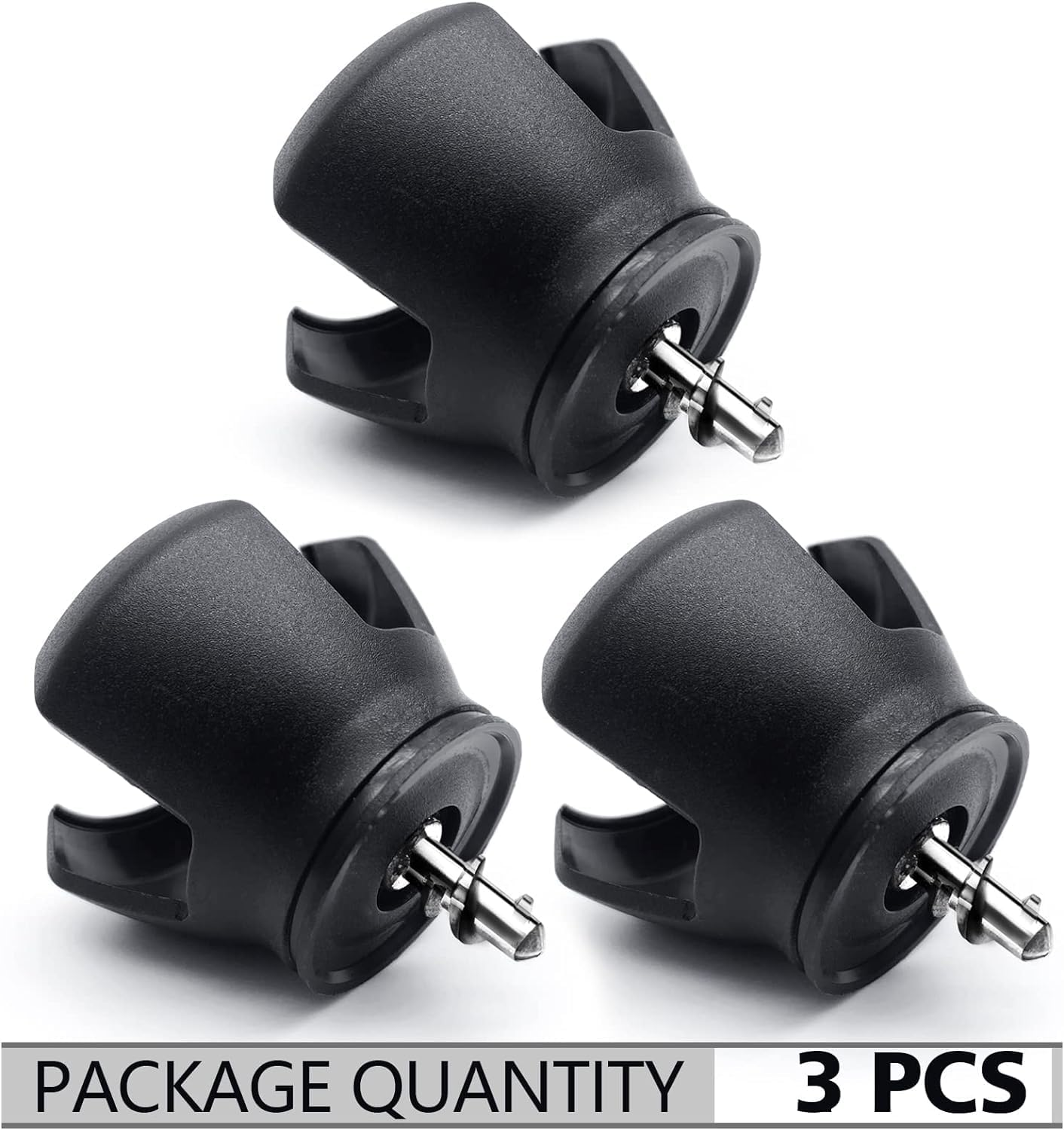 Hh-Golf 3-Prong Golf Ball Retriever Grabber, Suction Cup Ball Picker, Golf Ball Picker Uper Tool for Putter (3 Pack) image number 4