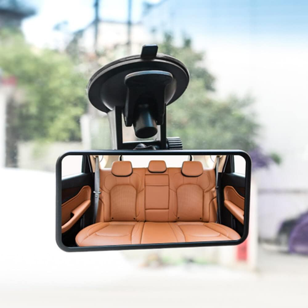 Xinyee Baby Car Mirror Rear View Mirror Wide View Suction Cup Mirror image number 1