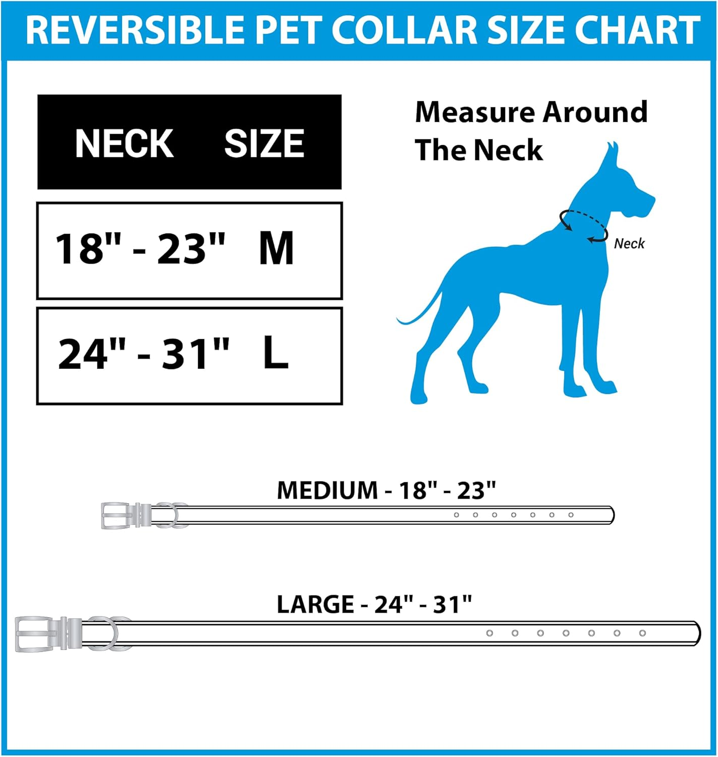Pets First Los Angeles Dodgers Reversible MLB Dog Collar. Premium Home & Away 2-Sided Pet Collar Adjustable with Metal Buckle. Your Favorite Baseball Team a Unique Design on Each Side, LAD-3280-MD, M image number 6