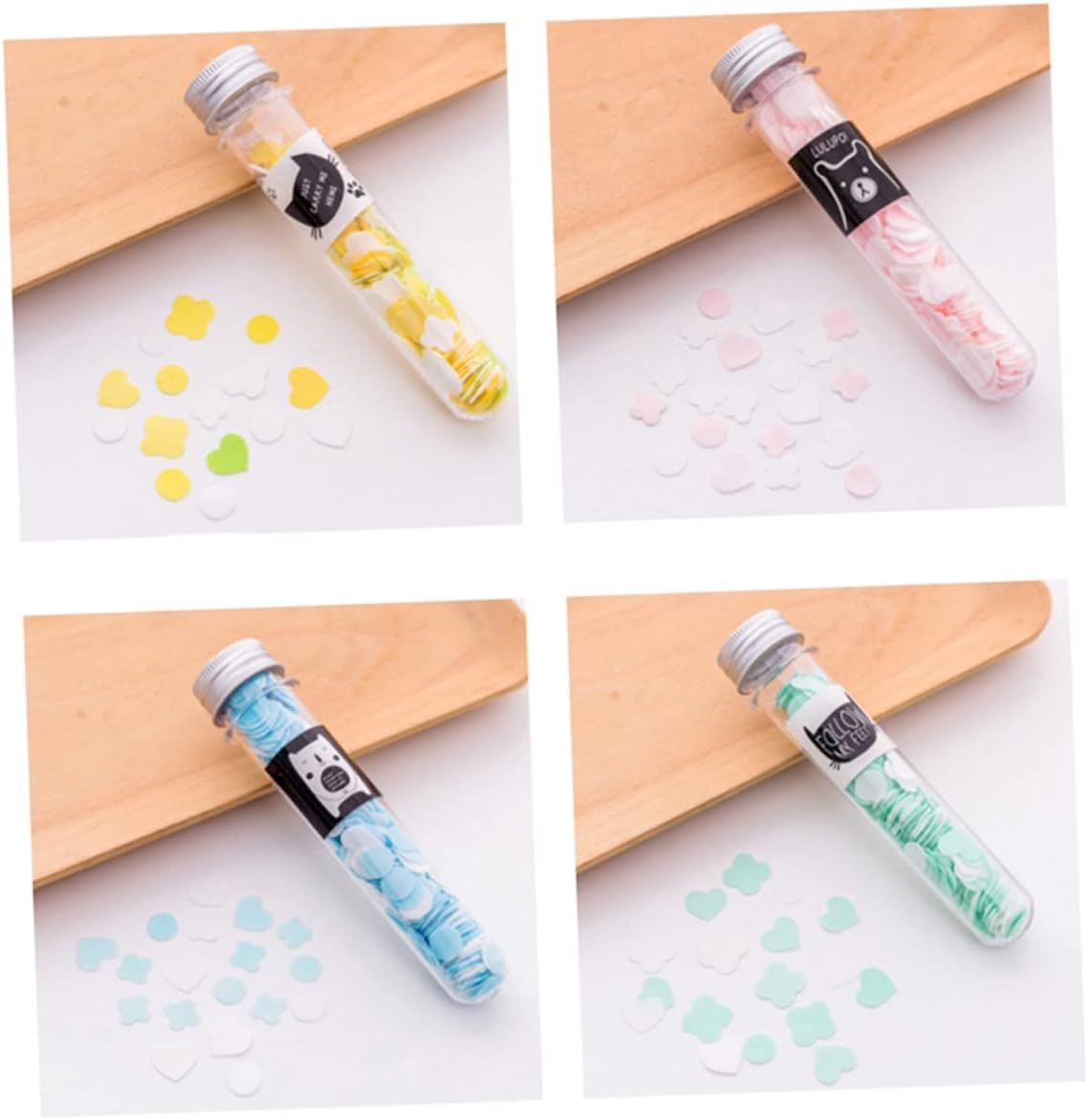 Parliky 12Pcs Portable Soap Paper Sheets Eco-Friendly Disposable Soap Flakes for Hand Washing Travel and Outdoor Activities Random Patterns for Easy Cleaning image number 6