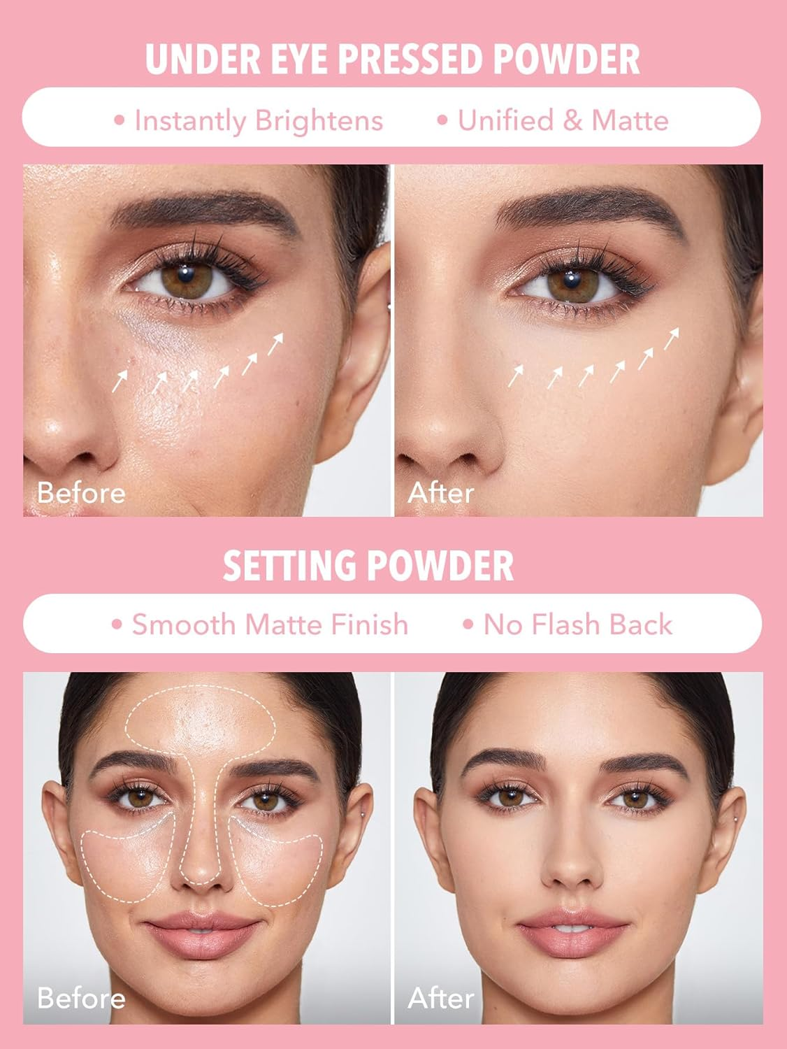 SHEGLAM Insta-Ready Face Powder Loose under Eye Setting Powder-Bubblegum image number 5
