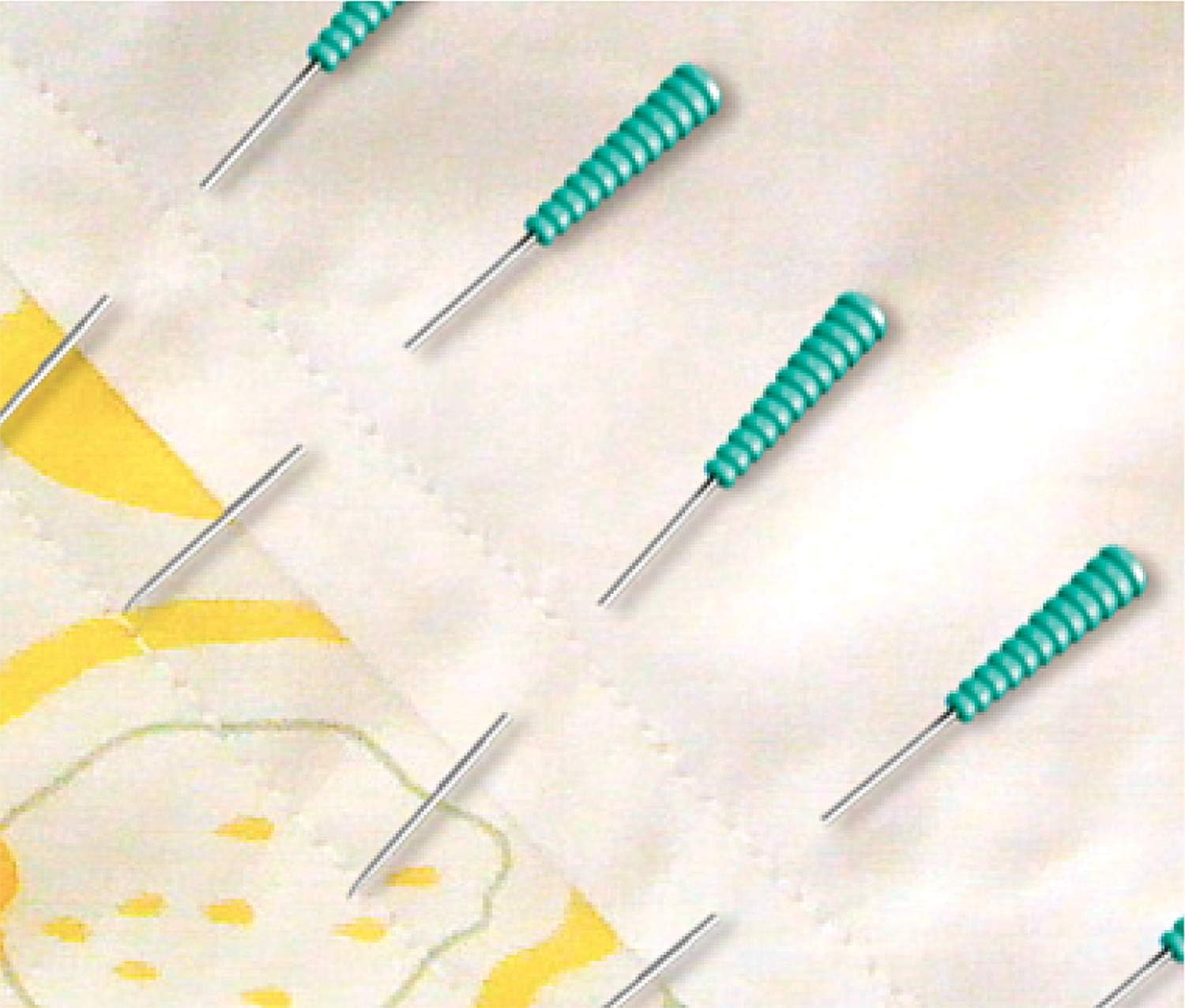 Taylor Seville Originals Comfort Grip Patchwork Fine Magic Pins-Sewing and Quilting Supplies and Notions-Sewing Notions-50 Count image number 4