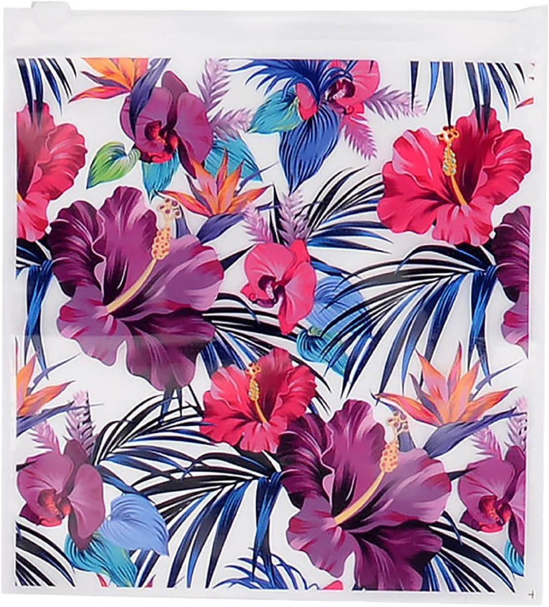 Miamica Women'S Resealable Toiletry Bag & Travel Packing Organizers, Hibiscus, 12 Pack, Hibiscus, 12 Pack, Resealable Bags - Toiletry Bag & Travel Packing Organizers