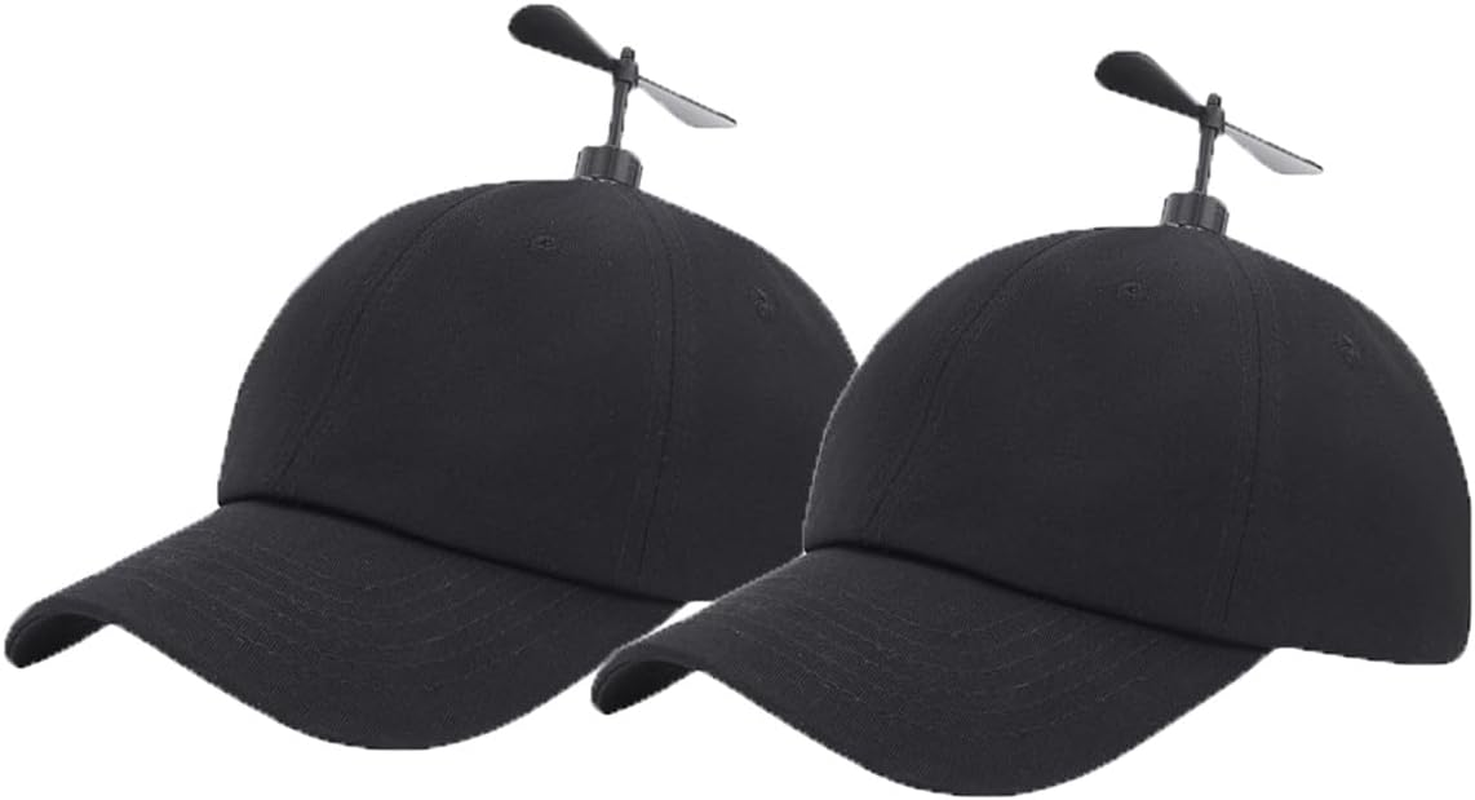 GEANBAYE Funny Baseball Style Multicolor Optional Propeller Hat for Adult(Large) and Child(Small) image number 1