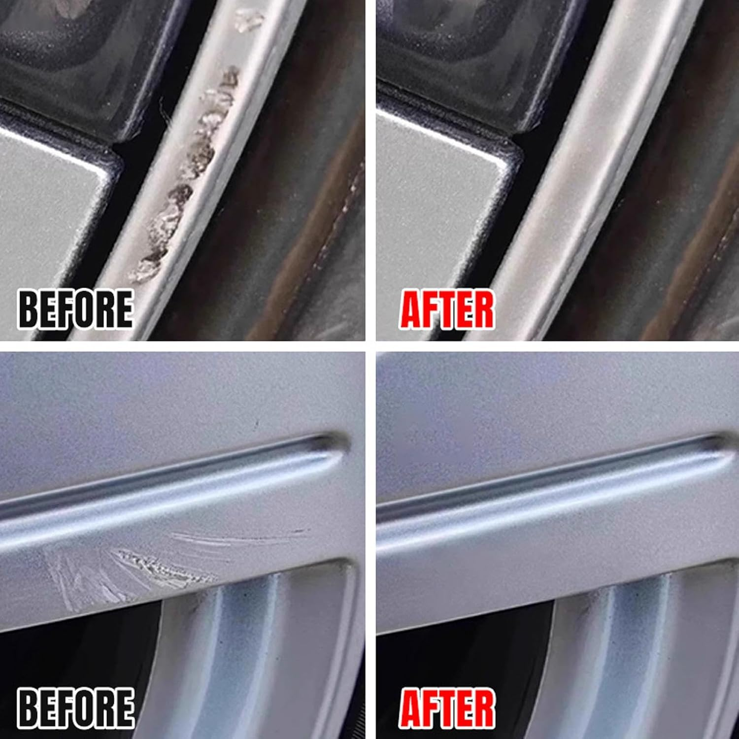 Wheel Scratch Repair Kit | with Sponge 120G Aluminum Alloy Wheel Repair Paint,Steel Wheel Rim Repair Paste Kit for Suvs Rvs image number 2