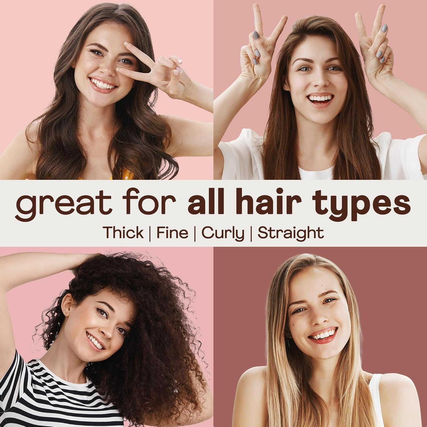 Lily England Paddle Brush Best for Detangling Straightening Hair and Blowdrying Rose Gold Hairbrush image number 1