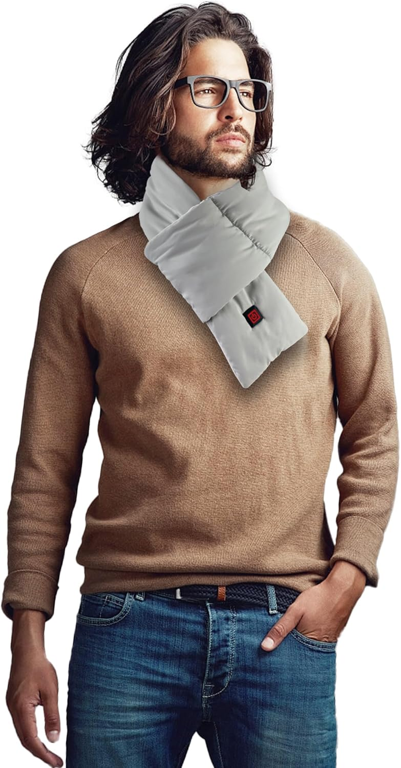 Upgraded Heated Scarf for Men/Women Three Temp Settings with 5000Mah Power Bank image number 2