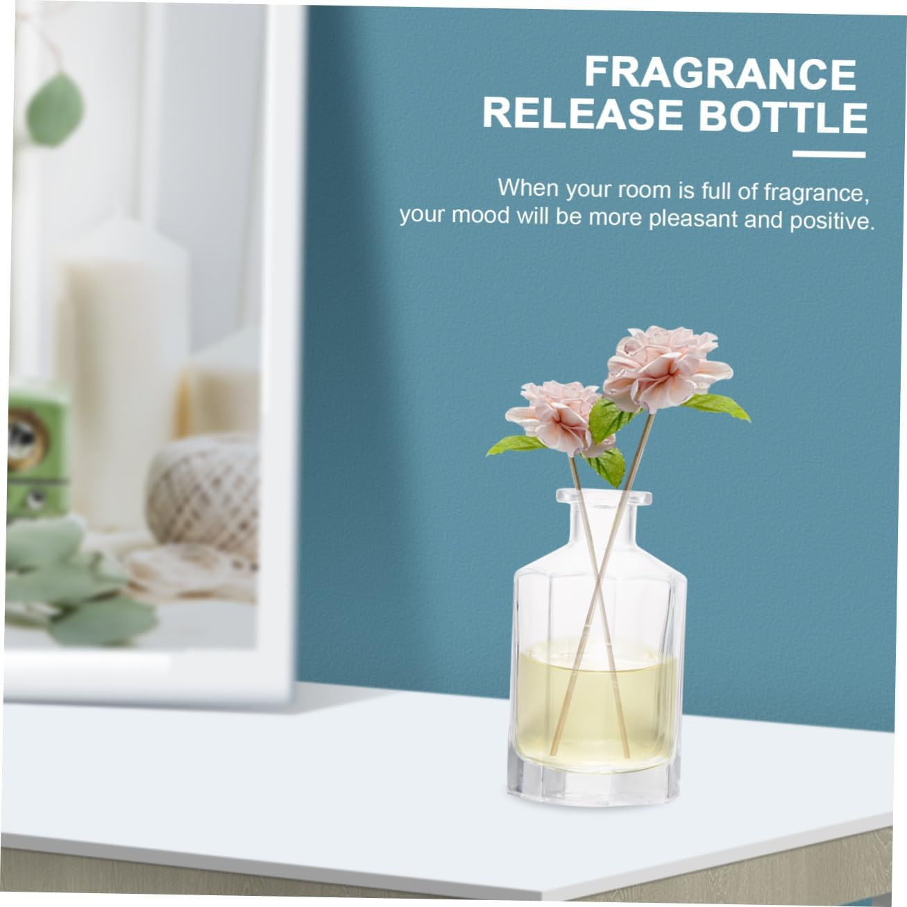 2Pcs Essential Oil Diffuser Home Fragrance Perfume Bottles Aroma Bottle for Home Decor image number 6