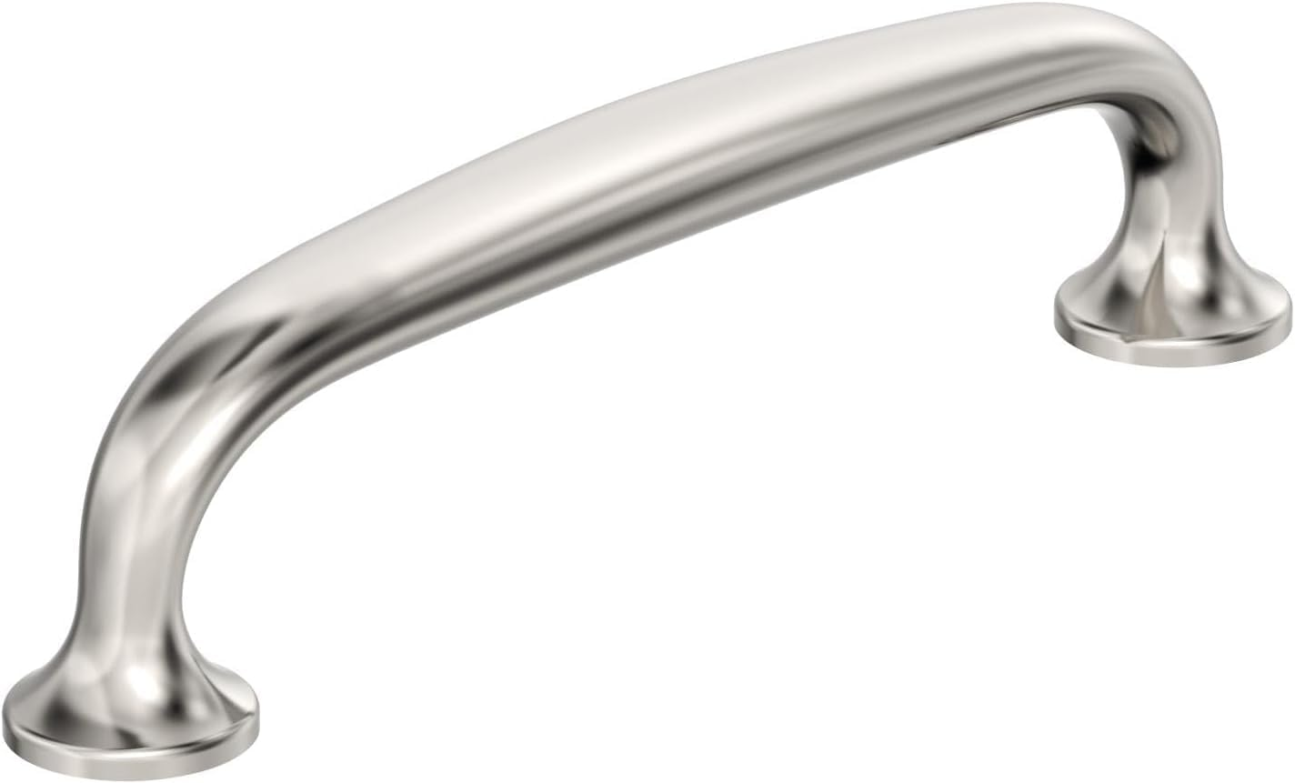 Amerock | Cabinet Pull | Satin Nickel | 6-5/16 Inch (160 Mm) Center-To-Center | Renown | 1 Pack | Drawer Pull | Cabinet Handle | Cabinet Hardware