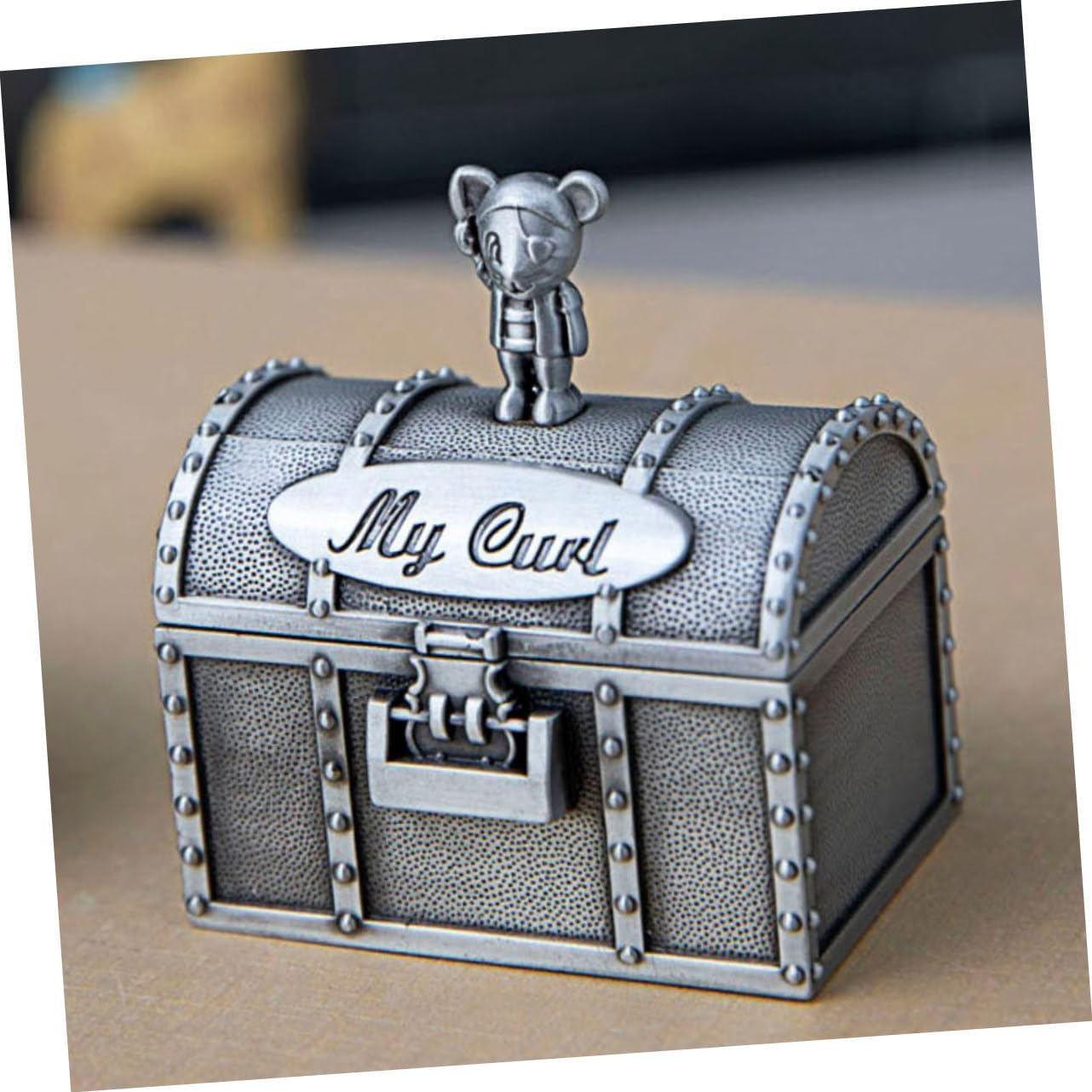 2Pcs Baby Teeth Storage Boxes and Baby Curl Tooth Keepsake Holder for Newborn Memory Preservation Metal Suitable for Infant Storage image number 1