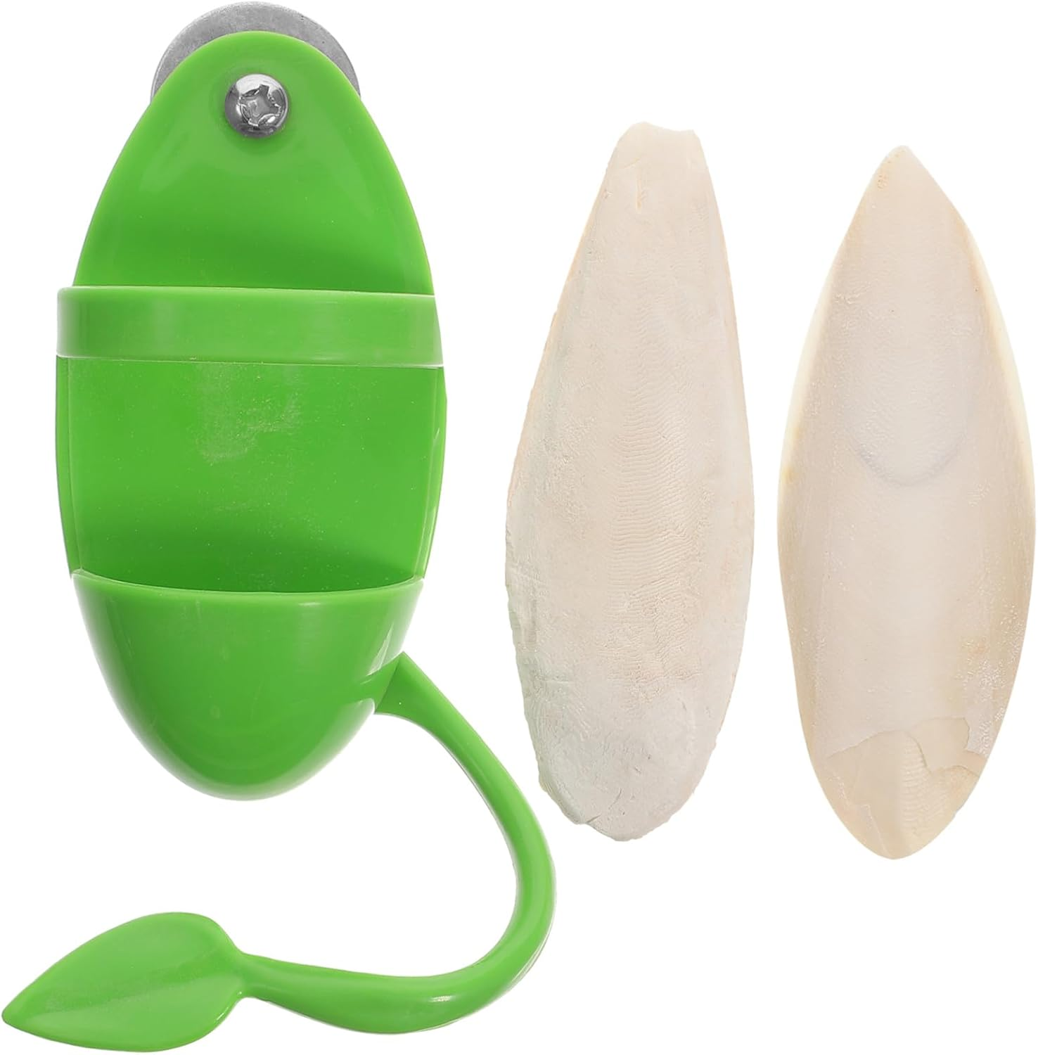 JOINPAYA 3Pcs Cuttlebone Parrot Feeding Rack Set Hanging Cuttlefish Bone Holders for Bird Cage Accessories, Pet Supplies for Parrots, Suitable for Bird Feeding and Calcium Supplement image number 2