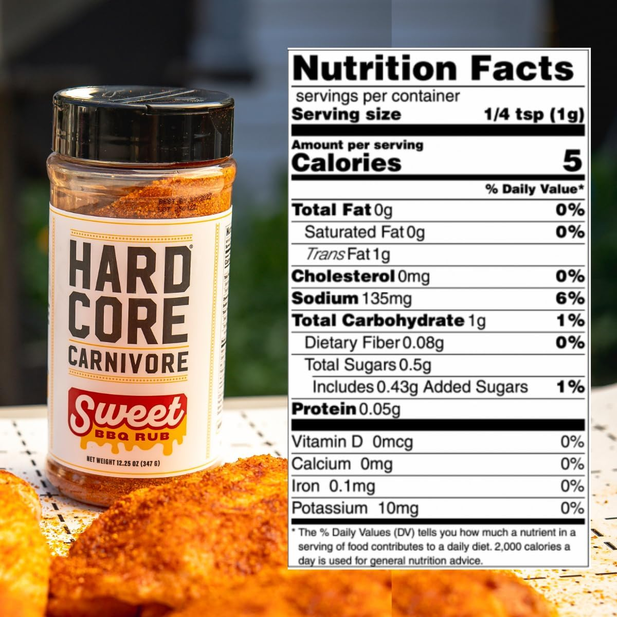 Hardcore Carnivore Sweet BBQ 347G image number 3