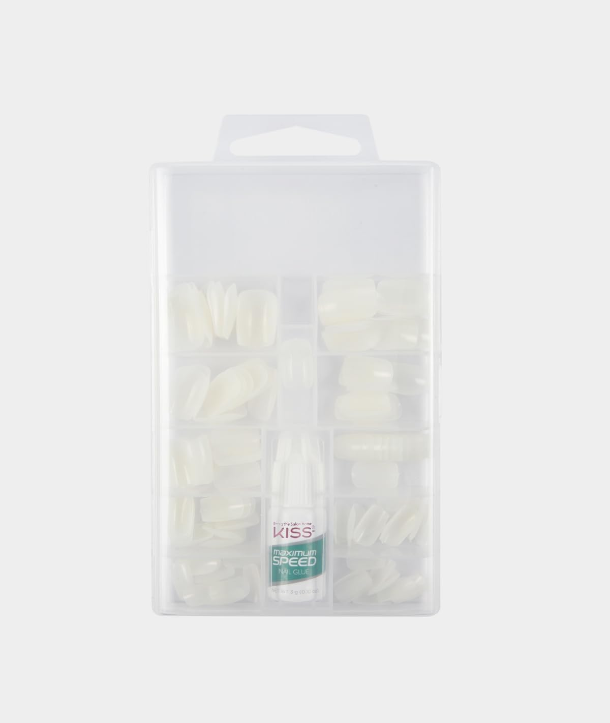 KISS Products 100 Full Cover Nails (100PS14GT), Short Square, 0.24 Pound image number 5