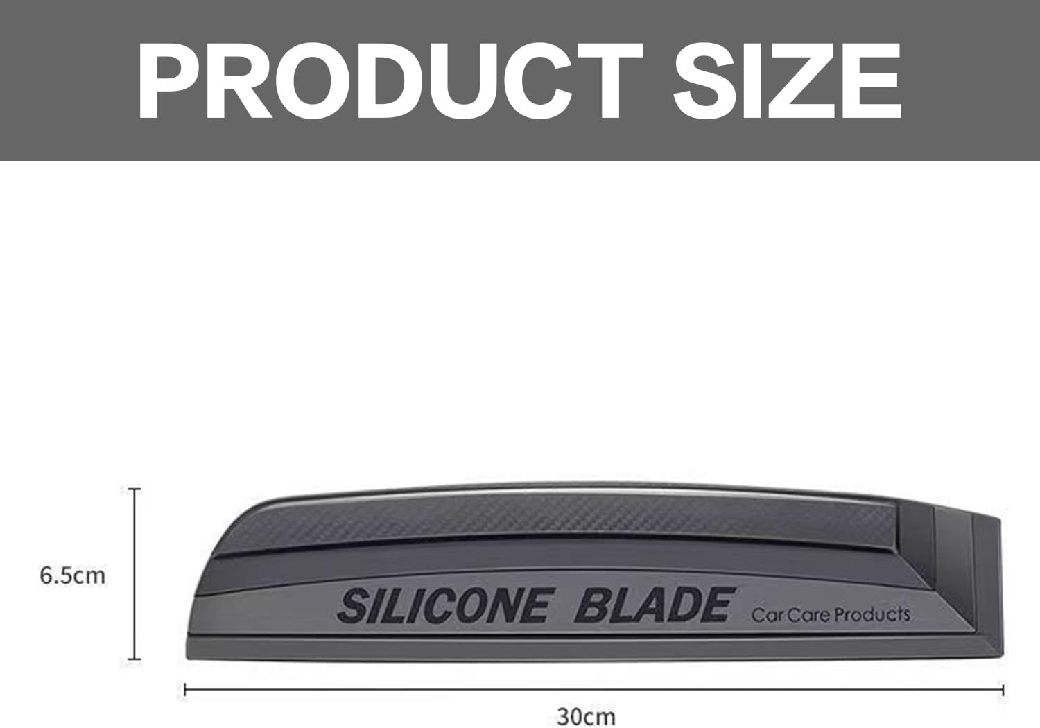 Kaoruo 30Cm Silicone Car Squeegee &ndash; Water Scraper Wiper Blade for Car Windshield, Auto Windows, Shower Glass, Mirrors, Doors & Tile Walls image number 4