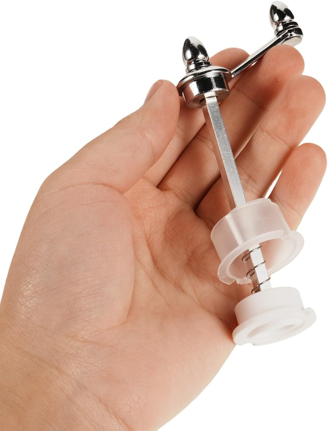 Ciieeo 2Pcs Zinc Alloy Pepper Mill Replacement Parts 105Mm Hand Crank Grinder Mechanism Kit Manual Salt and Pepper Grinder Core for DIY Kitchen Spice Tools image number 1