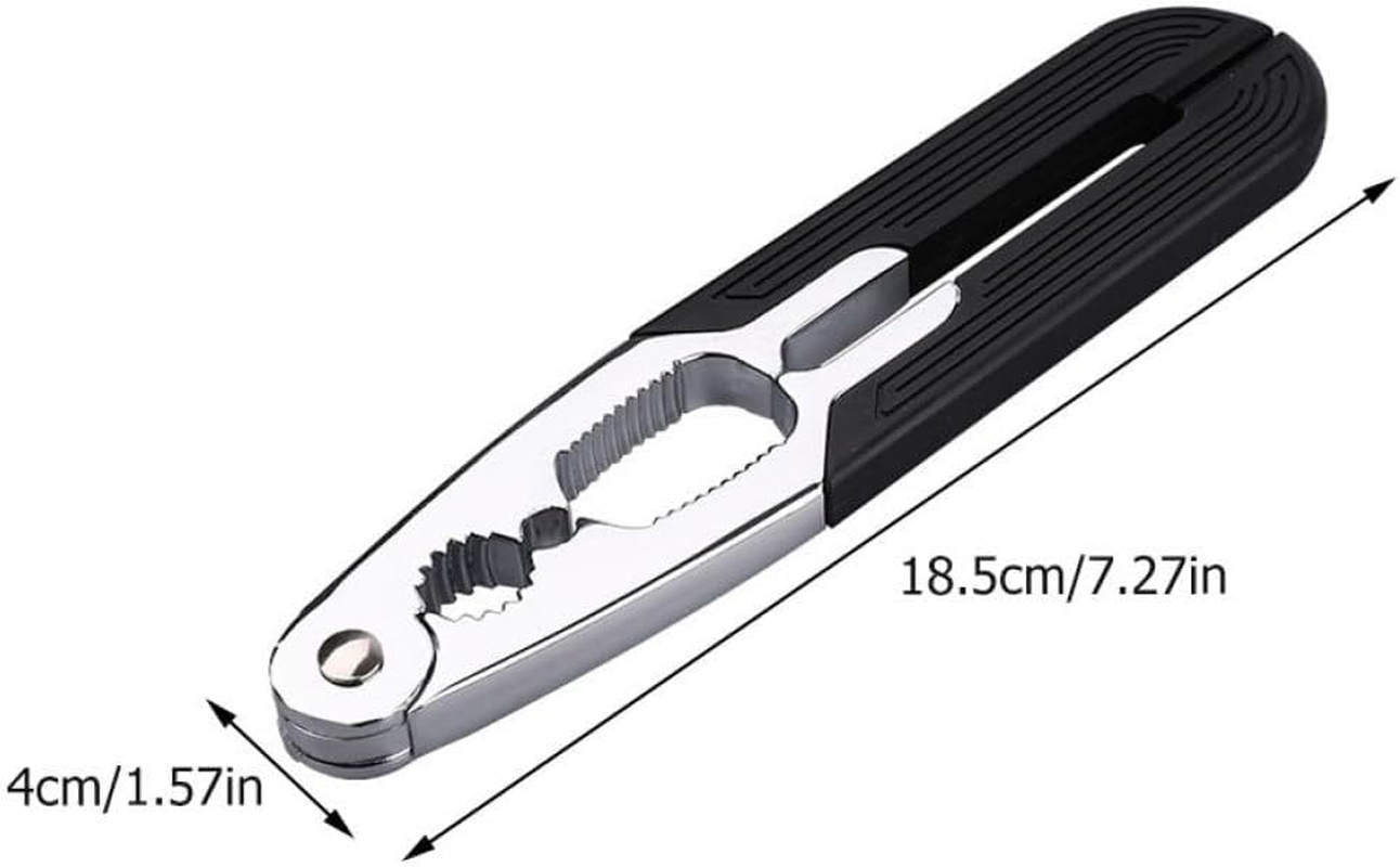 HINTRMENT Stainless Steel Nut Opener with Anti-Slip Handle Household Nut Sheller for Walnuts Pecans Macadamia Chestnuts Lightweight Kitchen Gadget and Peeling image number 2