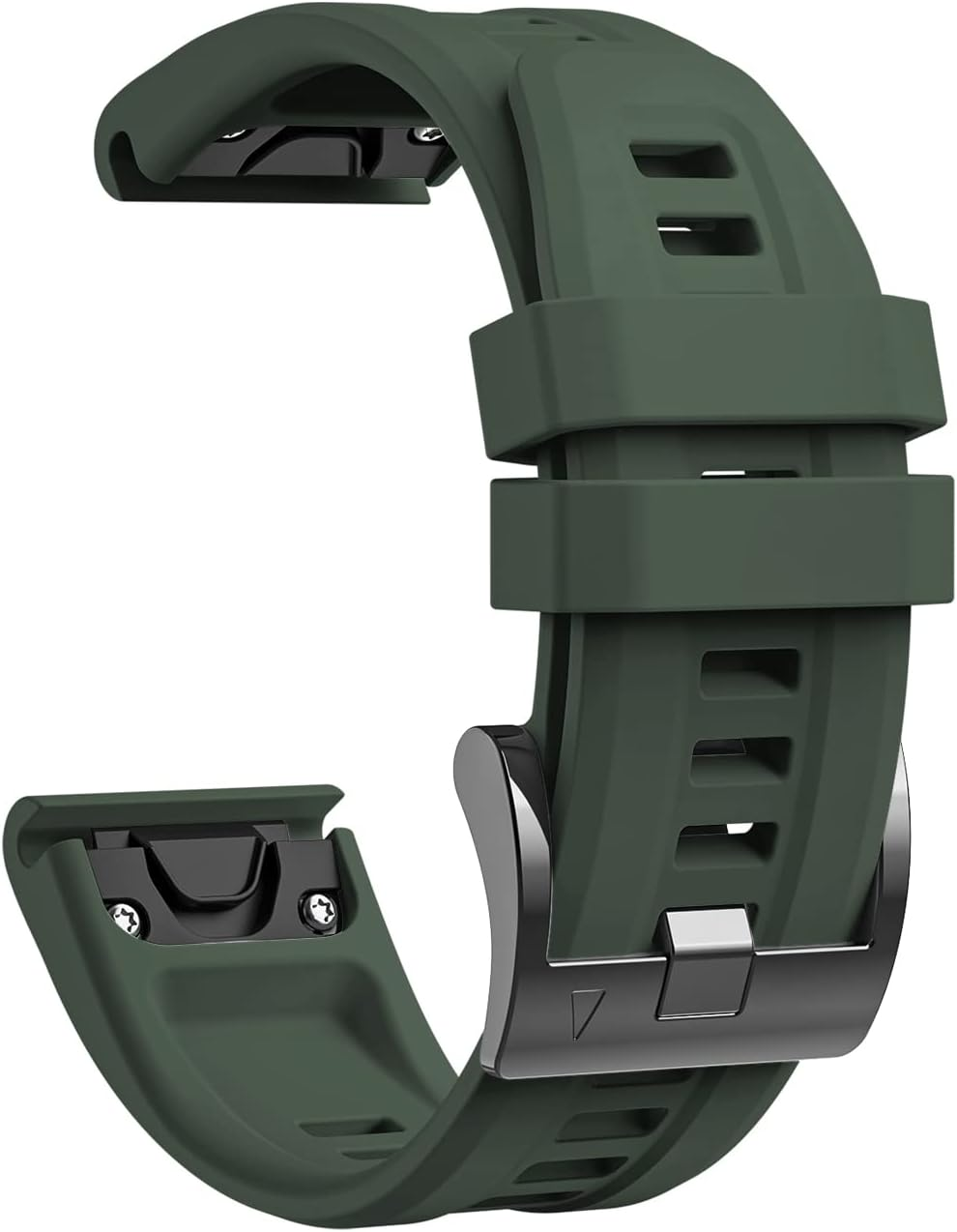 Lepmok for Garmin Fenix 7X Watch Bands, 26Mm Quickfit Silicone Band for Garmin Fenix 6X, Fenix 5X Smartwatch