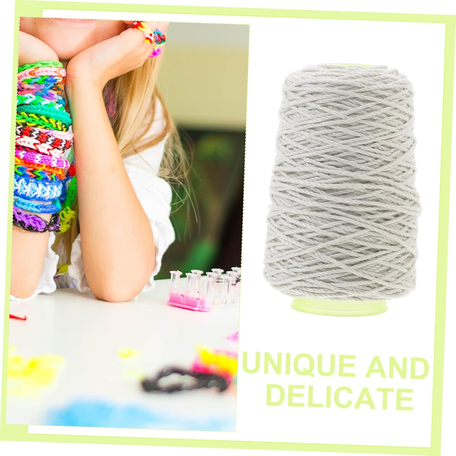 SUPVOX Heavy Duty Cotton Twine Garden Rope for Crafting and Gardening 1.8Mm Thick Natural Cotton Cord 200 Meter Roll for Decorative Wrapping and DIY Projects image number 4