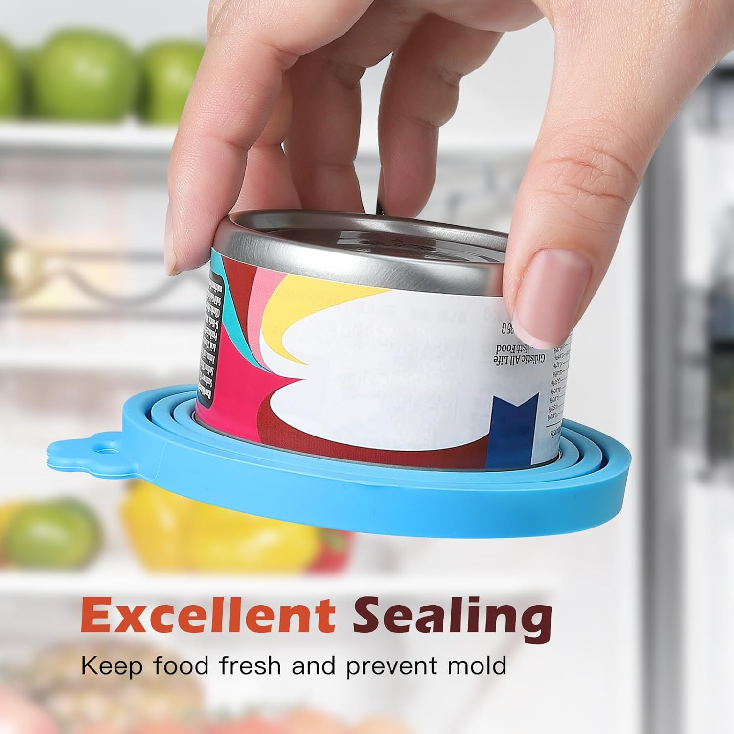 Ainvhh 8 PACK Can Lids, Pet Food Can Cover and Food Mixing Spoons Food Canned Scoop, Fits Most Standard Size Dog and Cat Can Tops for Pet Cat Dog Feeding Can and Wet Food Storage image number 4