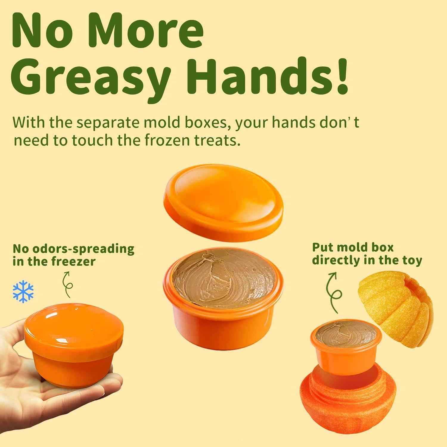 Joybruko Interactive Dog Toys for Aggressive Chewers, /No Oil Needed/Smooth Screwing Frozen Treat Freezable Dog Puzzle Treat Dispensing Toy to Keep Them Busy for Small Medium Large Breeds image number 5