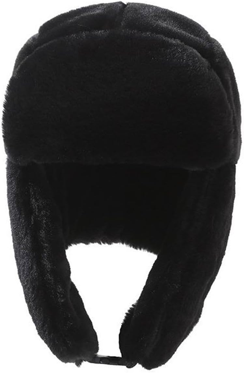 Adult Winter Cozy Plush Ushanka Russian Hat - Windproof Warm Earflap Trapper Hat for Men & Women Grey image number 1