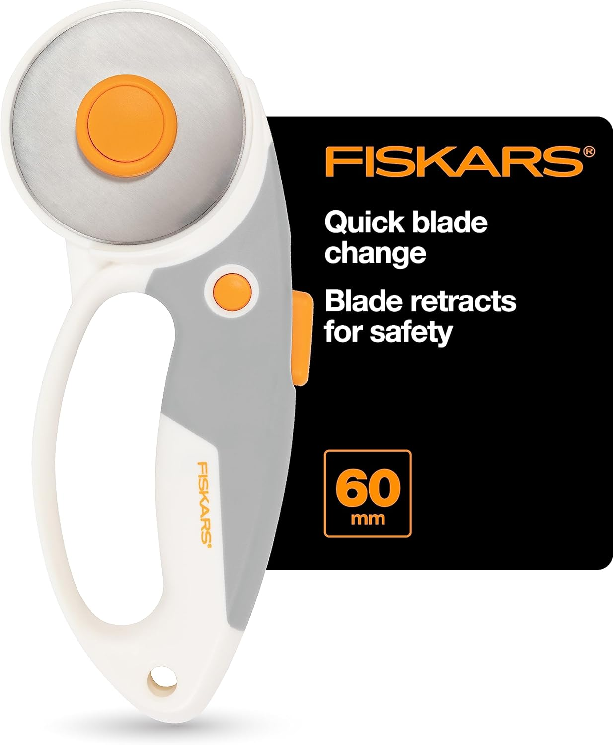 Fiskars 1065932 Rotary Cutter, White image number 3
