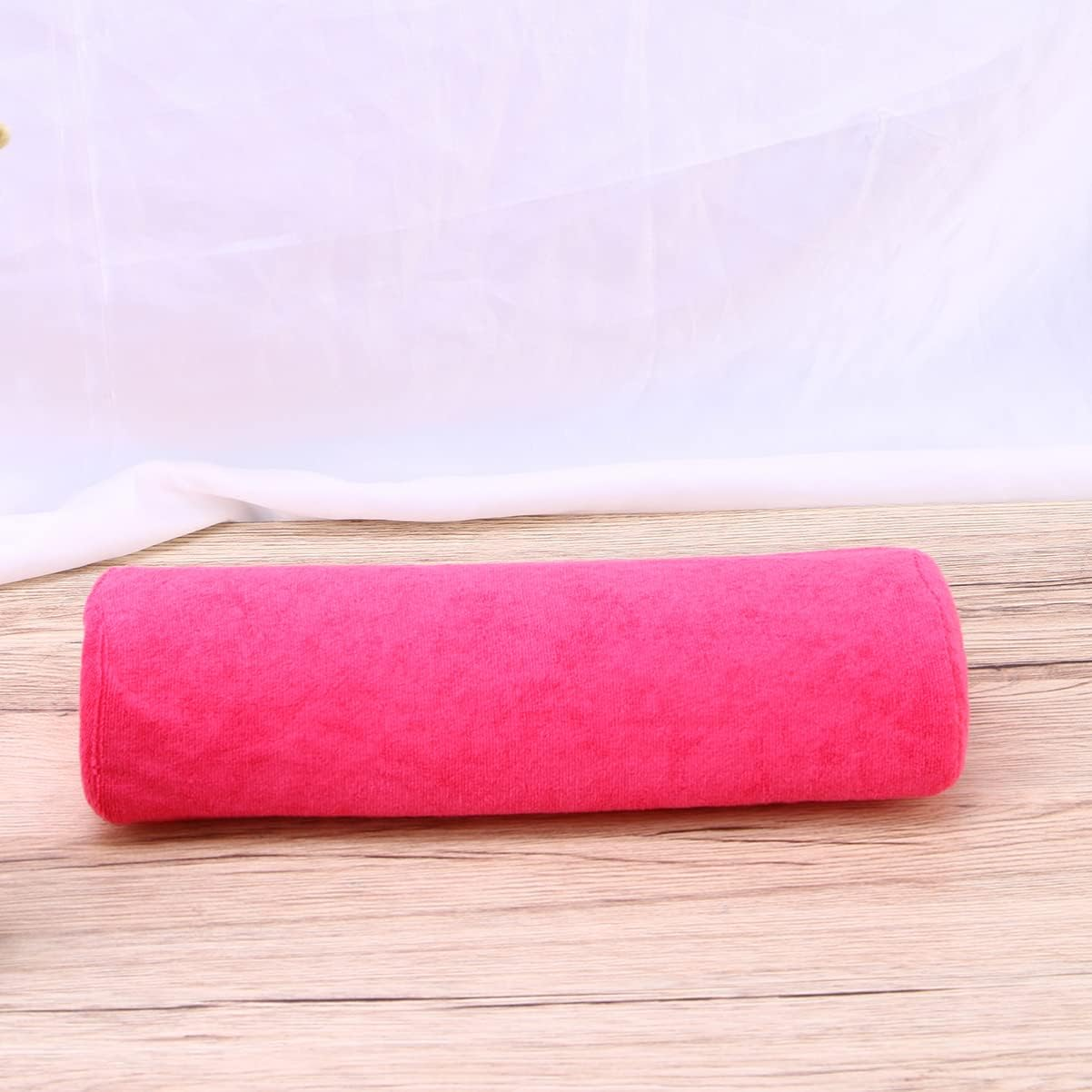 PACKOVE Portable Nail Art Wrist Cushion Pad Light Purple Hand Pillow for Manicure Comfortable Nail Rest for Salon Home Use Easy to Clean for Technicians Beginners image number 1