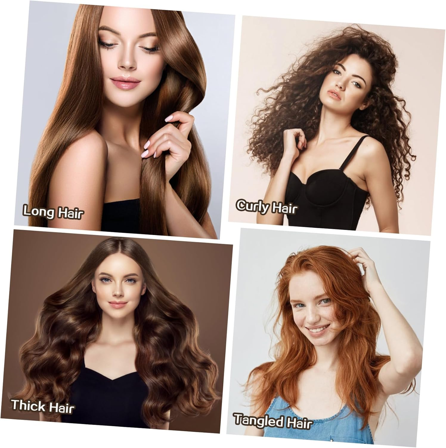 AUTSUPPL Hair Detangler Comb Rifua Wide Tooth Brush Shower Hair Comb for Wet Dry