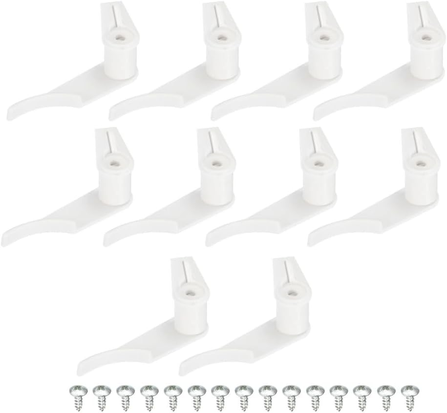 3Mm Lamp Shade Clips for Ceiling Flush Mount, 10Pairs Fixed Buckle Light Fixture image number 3