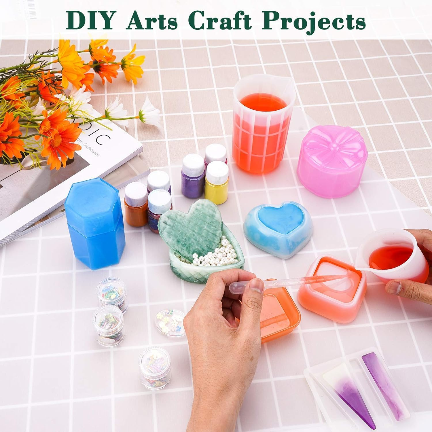 Mat Transparent 70 X 50Cm X 1.4Mm, Silicone Crafting Sheet, Countertop Protector, Placemat Large Table Mat, Nonstick Nonskid Heat-Resistant - Black image number 4