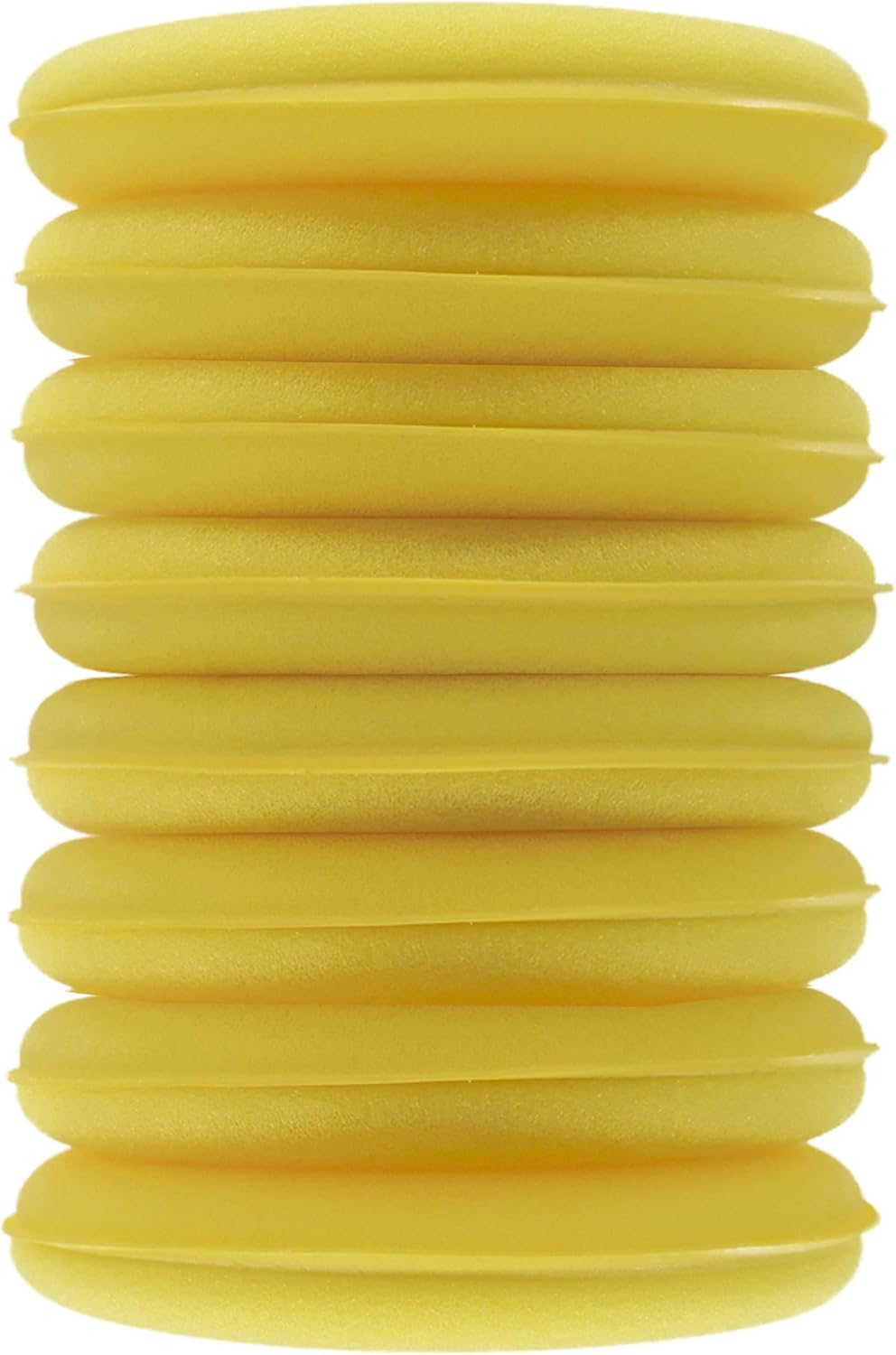 Polyte Foam Detailing Applicator Pad (Yellow, 8 Pack, 11 Cm)