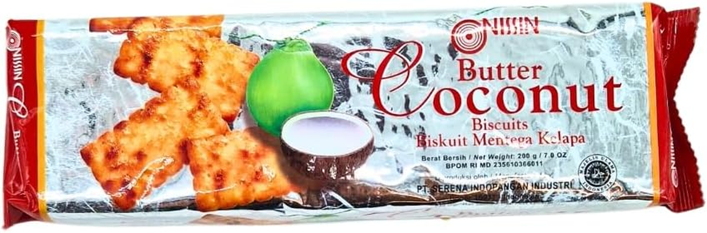 Nissin Butter Coconut Biscuits 200G image number 1
