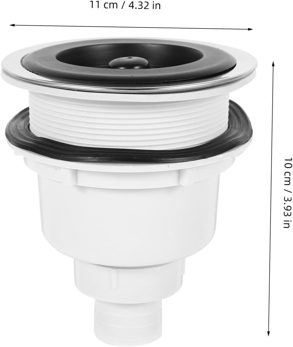 TOYZFRIENDY Ceramic Basin Drain Plug Shampoo Bed Strainer Anti-Clogging Sink Hair Catcher for Salon Use image number 3